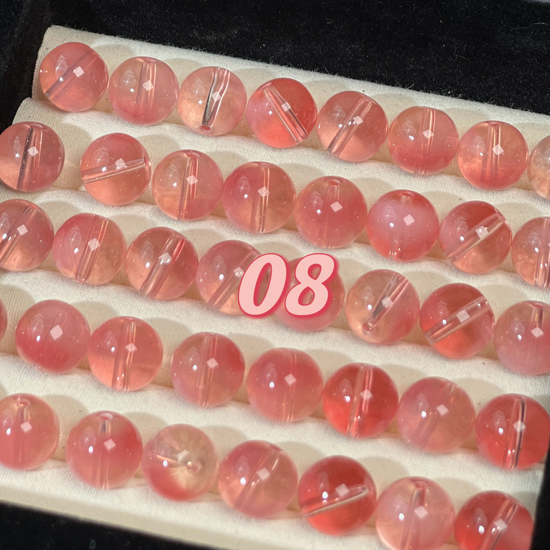 14mm Custom Color Glass Beads – Large Size, 12 Stunning Colors