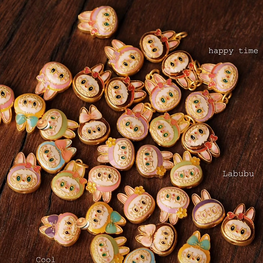 S925 LABUBU Charms